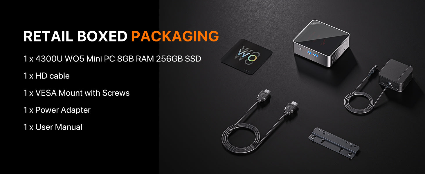 PELADN WO5 AMD RYZEN 4300U MINI PC