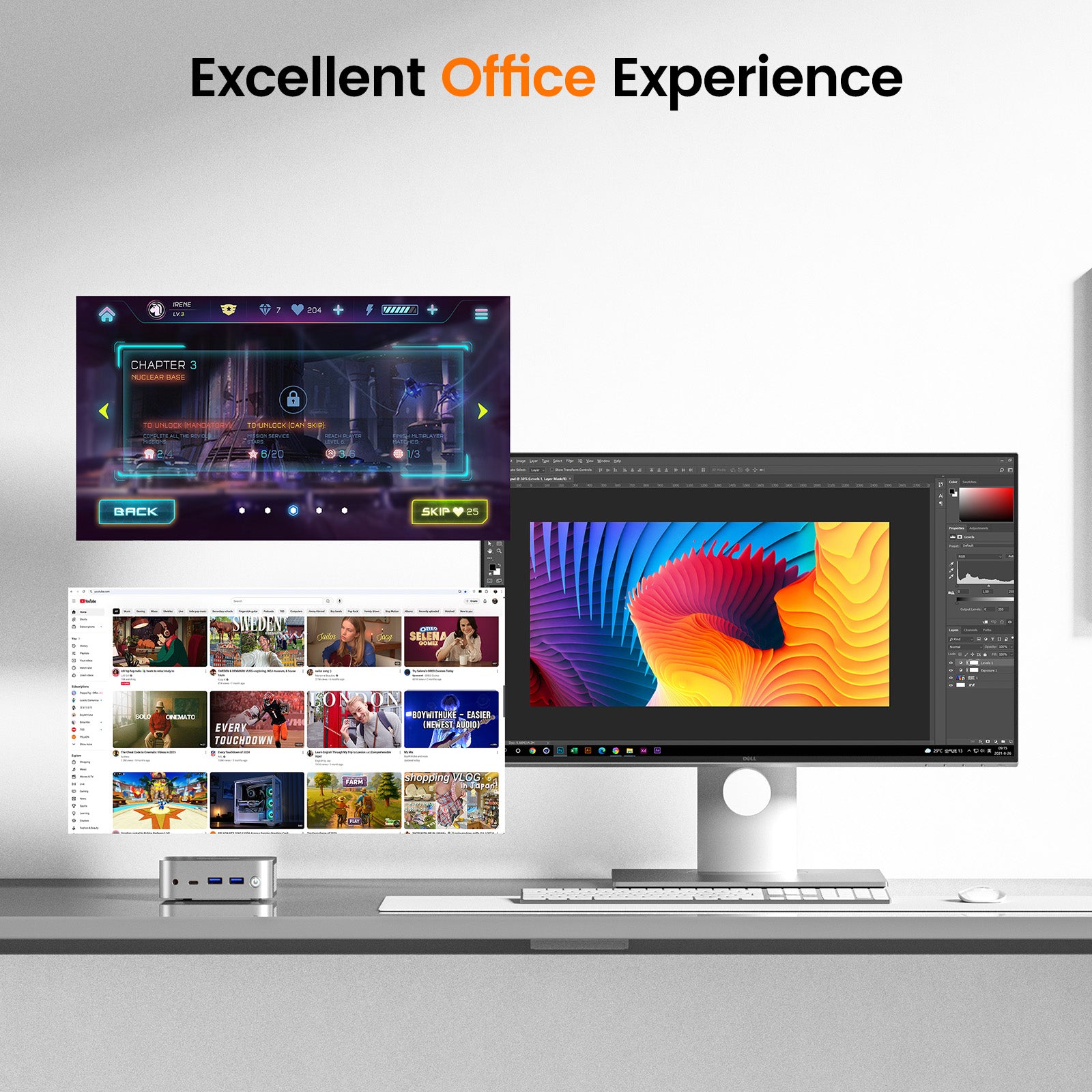 Peladn WI-9 Mini PC Intel Twin Lake N150