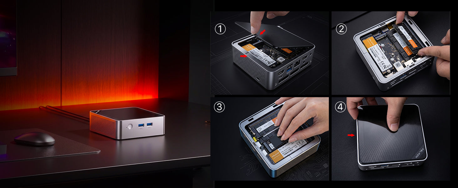 PELADN WO5 AMD RYZEN 4300U MINI PC