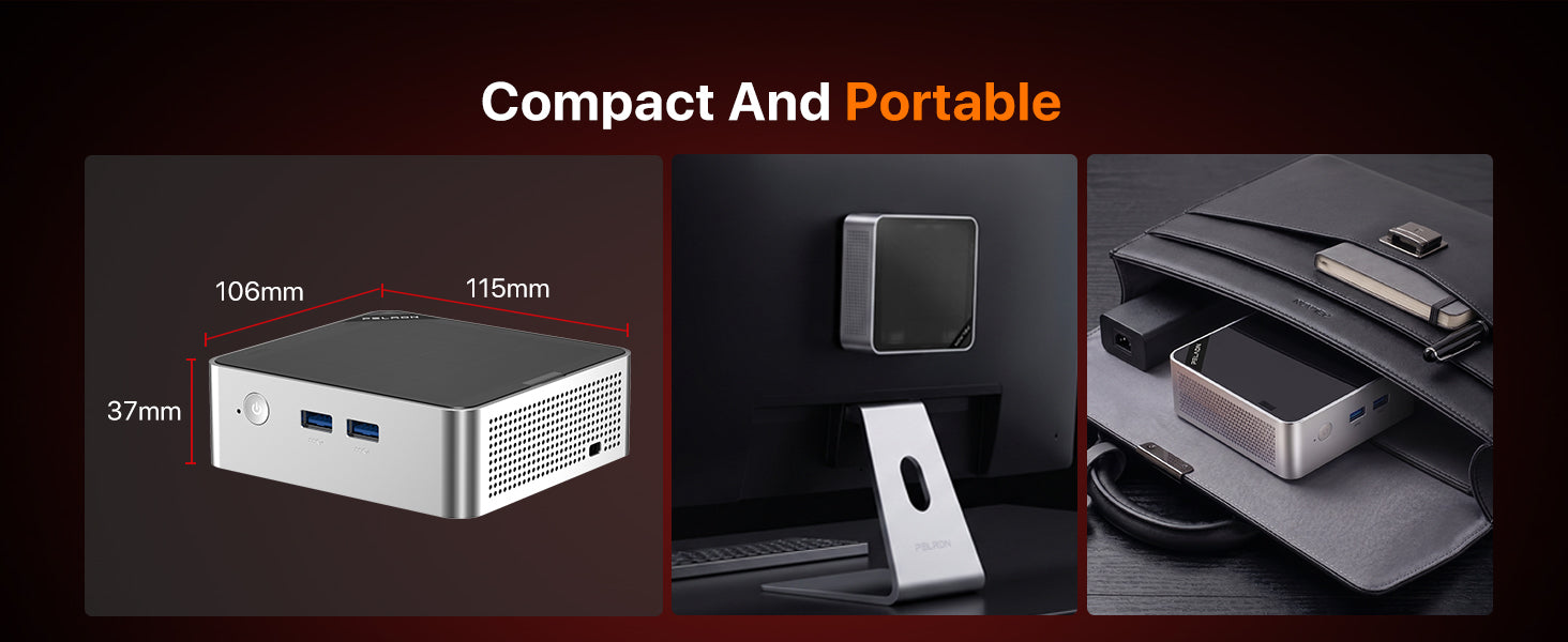 PELADN WO5 AMD RYZEN 4300U MINI PC