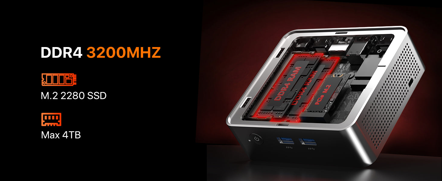 PELADN WO5 AMD RYZEN 4300U MINI PC