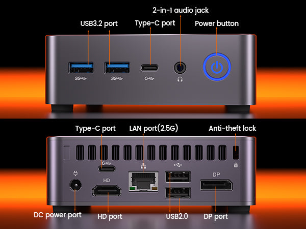 PELADN Palm-Sized Beast: Ryzen 7 7735U Mini PC | DDR5 + PCIe 4.0 | Silent Cooling